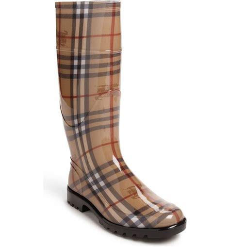 burberry long rain boots|burberry rain boots clearance.